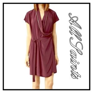 All Saints 100% Silk Dress